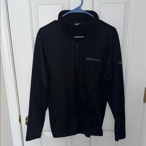 The North Face Black 1/4 Zip Polo Shirt Versatile Casual Wear